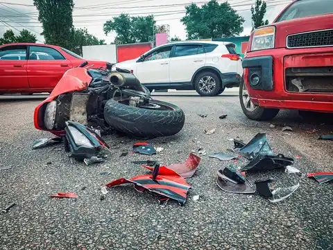Balesetet szenvedett motor mentése Adonyban